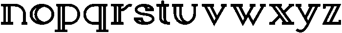 Sailor Regular otf (400) Font LOWERCASE
