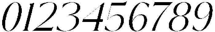 Sainer Bagora Italic Italic otf (400) Font OTHER CHARS