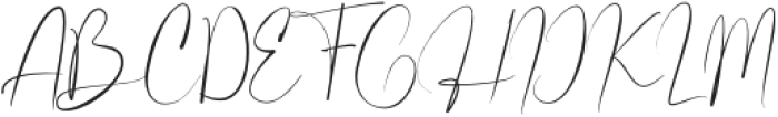 SainsScript-Regular otf (400) Font UPPERCASE