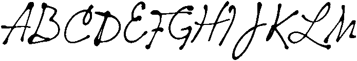 Saint Claire Regular otf (400) Font UPPERCASE