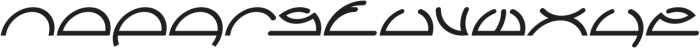 Saint Fighter Aqua Bold Italic otf (700) Font LOWERCASE