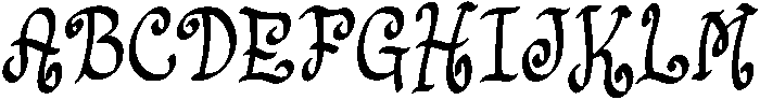 Saint Nicholas Regular otf (400) Font UPPERCASE