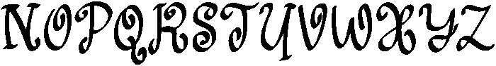 Saint Nicholas Regular otf (400) Font UPPERCASE