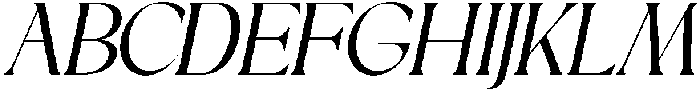 Sakem Extra Light Italic otf (200) Font UPPERCASE