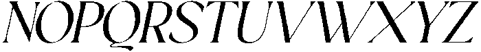 Sakem Extra Light Italic otf (200) Font UPPERCASE