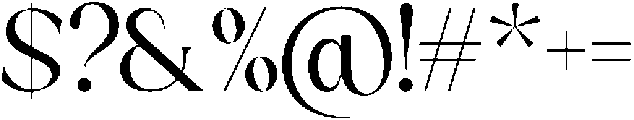 Sakem Extra Light otf (200) Font OTHER CHARS