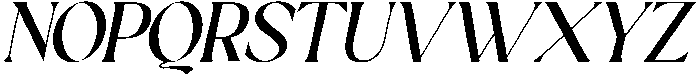Sakem Italic otf (400) Font UPPERCASE
