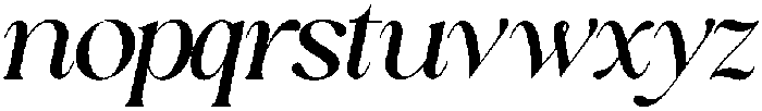 Sakem Italic otf (400) Font LOWERCASE