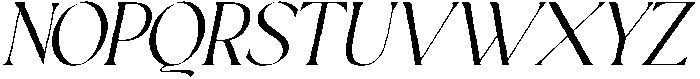 Sakem Thin Italic otf (100) Font UPPERCASE
