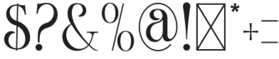 Sakira Regular otf (400) Font OTHER CHARS
