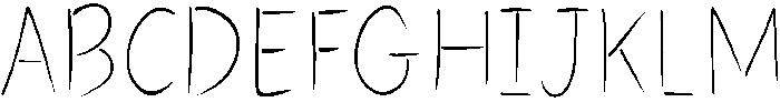 Sakura Regular otf (400) Font UPPERCASE