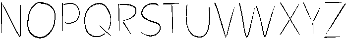 Sakura Regular otf (400) Font UPPERCASE
