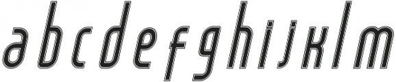 Salah Line Italic otf (400) Font LOWERCASE