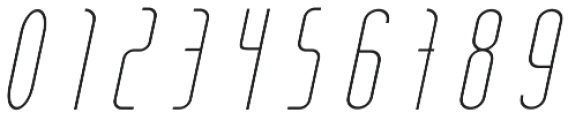 Salah Thin Italic otf (100) Font OTHER CHARS