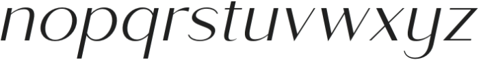 Saldo Light Italic otf (300) Font LOWERCASE