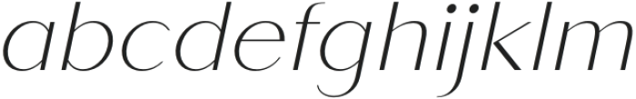 Saldo Thin Italic otf (100) Font LOWERCASE