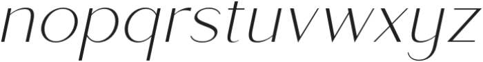 Saldo Thin Italic otf (100) Font LOWERCASE