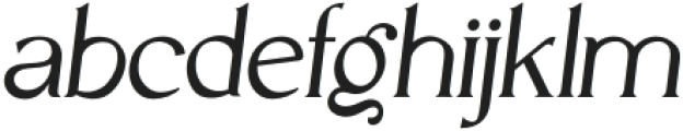 SalemoreLongestOblique otf (400) Font LOWERCASE