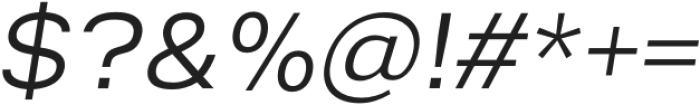 Salena Italic otf (400) Font OTHER CHARS