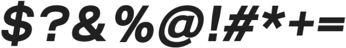 Salena SemiBold Italic otf (600) Font OTHER CHARS