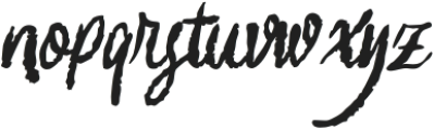 Salentina Italic Regular otf (400) Font LOWERCASE