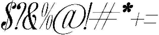 Salgirfen Italic otf (400) Font OTHER CHARS