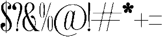 Salgirfen otf (400) Font OTHER CHARS