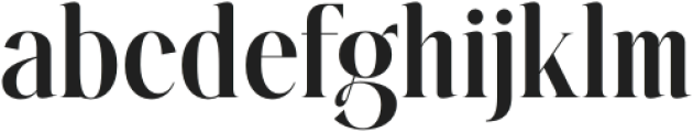 Saliric Regular otf (400) Font LOWERCASE