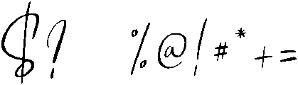Sallie otf (400) Font OTHER CHARS