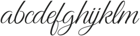 Salmaju Regular otf (400) Font LOWERCASE