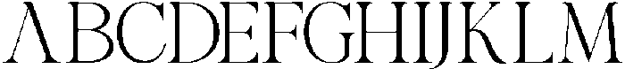 Salmine Regular otf (400) Font UPPERCASE