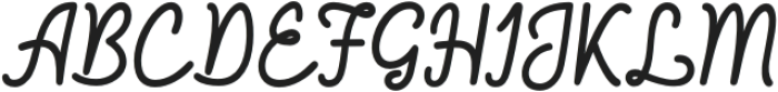 Salmiya-Regular otf (400) Font UPPERCASE