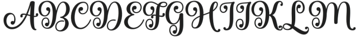 Salmon Queen Script Regular otf (400) Font UPPERCASE