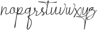 Saloma Signature otf (400) Font LOWERCASE