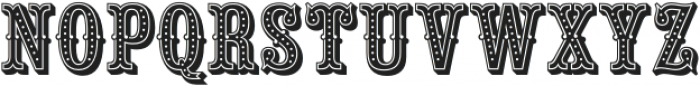 Saloon Girl Dot Regular otf (400) Font UPPERCASE