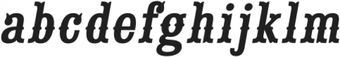 Saloon Girl Fill Italic otf (400) Font LOWERCASE