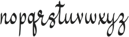 Salsabilah otf (400) Font LOWERCASE