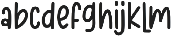 Salt Pepper Regular otf (400) Font LOWERCASE