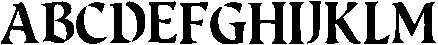 Salt Reliquary Regular otf (400) Font UPPERCASE