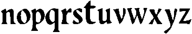 Salt Reliquary Regular otf (400) Font LOWERCASE