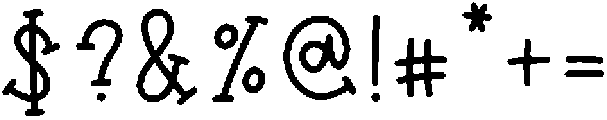 Salted Caramel Regular otf (400) Font OTHER CHARS