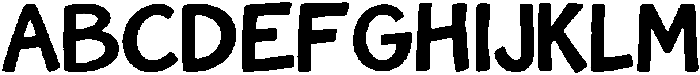 Saltwater Shorelines Font - Thick Regular otf (400) Font UPPERCASE