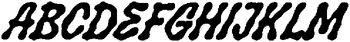 SaltySmileRegular otf (400) Font UPPERCASE
