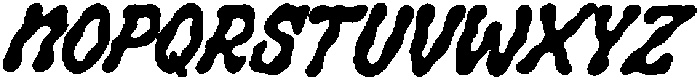 SaltySmileRegular otf (400) Font LOWERCASE