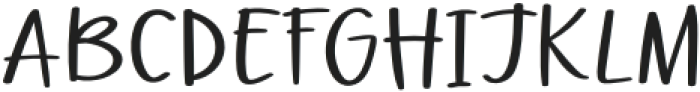 Saltyliquorice Regular otf (400) Font UPPERCASE