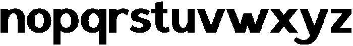 Saluna Black otf (900) Font LOWERCASE