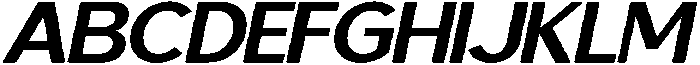 Saluna Italic Black otf (900) Font UPPERCASE