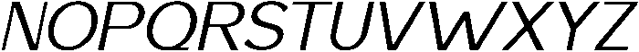 Saluna Italic Light otf (300) Font UPPERCASE