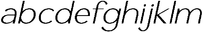 Saluna Italic Thin otf (100) FONT