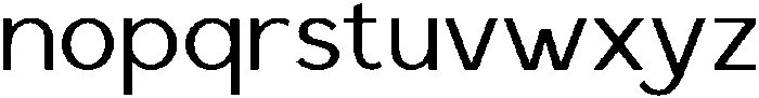 Saluna Light otf (300) Font LOWERCASE